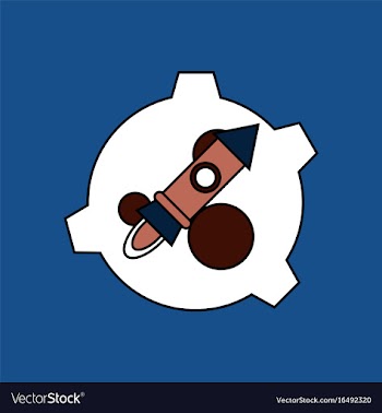 Flat icon design collection satellite and rocket vector image