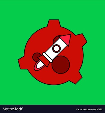 Flat icon design collection satellite and rocket vector image