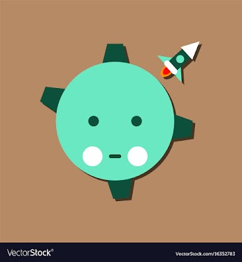 Flat icon design collection satellite and space vector image