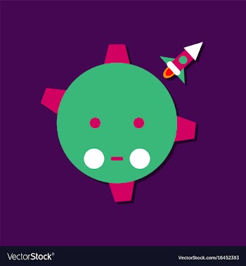 Flat icon design collection satellite and space vector image