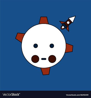 Flat icon design collection satellite and space vector image
