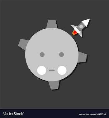 Flat icon design collection satellite and space vector image