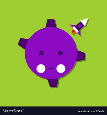 Flat icon design collection satellite and space vector image