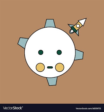 Flat icon design collection satellite and space vector image