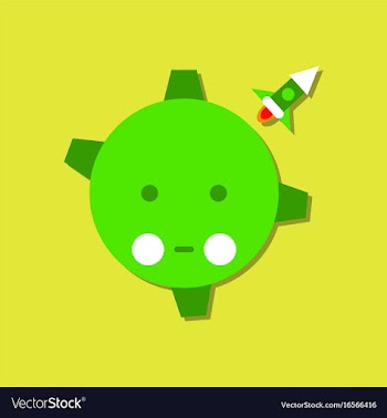 Flat icon design collection satellite and space vector image