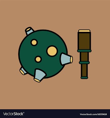 Flat icon design collection satellite and spyglass vector image
