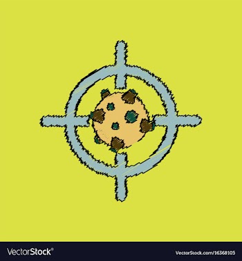 Flat icon design collection satellite at gunpoint vector image