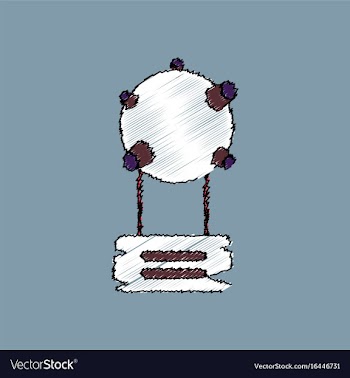 Flat icon design collection satellite base in vector image