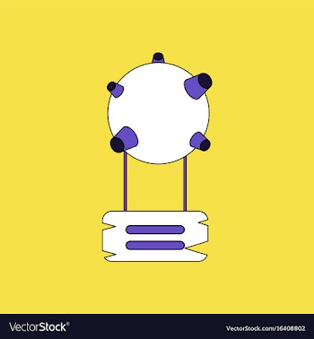 Flat icon design collection satellite base vector image