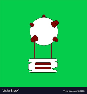 Flat icon design collection satellite base vector image