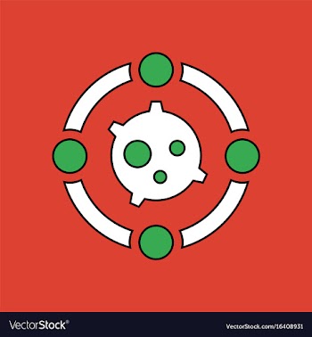 Flat icon design collection satellite between vector image