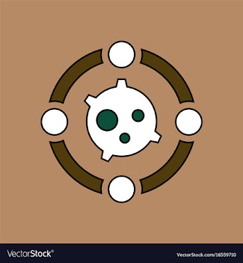 Flat icon design collection satellite between vector image
