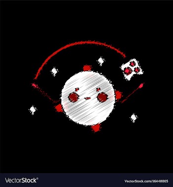 Flat icon design collection satellite in space in vector image