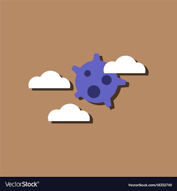 Flat icon design collection satellite in the sky vector image