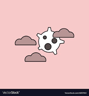 Flat icon design collection satellite in the sky vector image