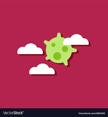 Flat icon design collection satellite in the sky vector image