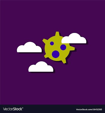Flat icon design collection satellite in the sky vector image