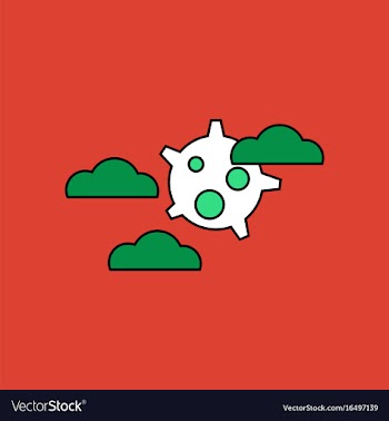 Flat icon design collection satellite in the sky vector image