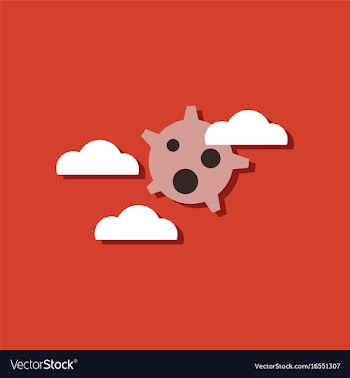 Flat icon design collection satellite in the sky vector image