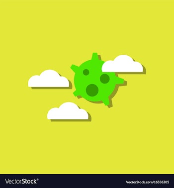 Flat icon design collection satellite in the sky vector image