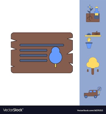 Flat icon design collection save the climate vector image