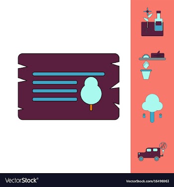 Flat icon design collection save the climate vector image