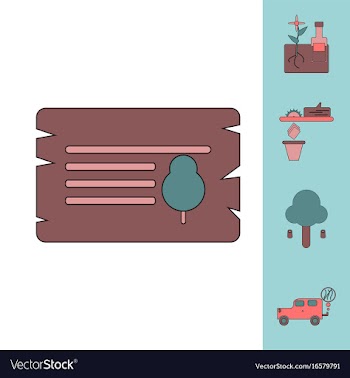 Flat icon design collection save the climate vector image