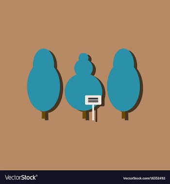 Flat icon design collection save the trees in vector image