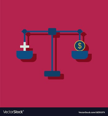 Flat icon design collection scales with cross and vector image