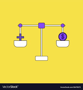 Flat icon design collection scales with cross and vector image