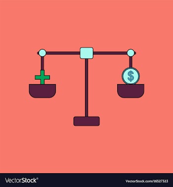 Flat icon design collection scales with cross and vector image