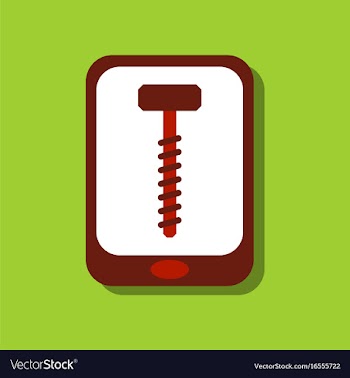 Flat icon design collection screw sign in sticker vector image