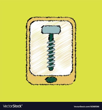 Flat icon design collection screw sign in vector image