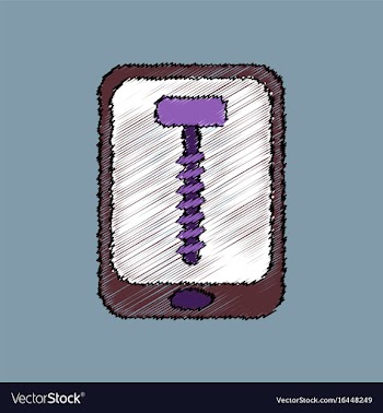 Flat icon design collection screw sign in vector image