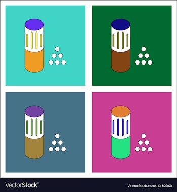 Flat icon design collection shotgun bullet vector image