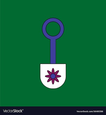 Flat icon design collection shovel toy silhouette vector image