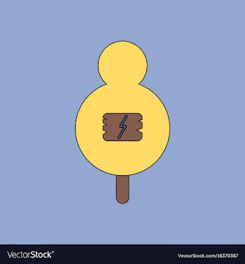 Flat icon design collection sign on tree vector image