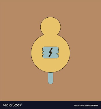 Flat icon design collection sign on tree vector image