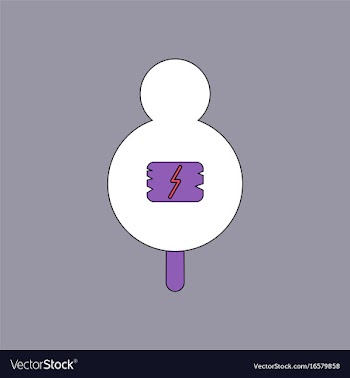 Flat icon design collection sign on tree vector image