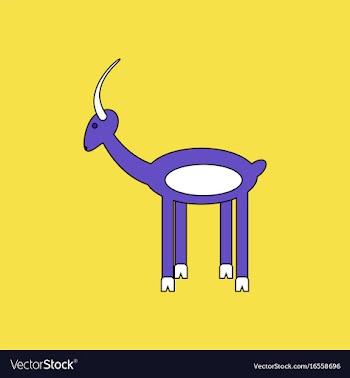 Flat icon design collection silhouette of a deer vector image