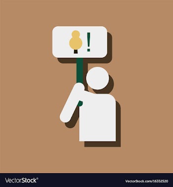 Flat icon design collection silhouette of protest vector image