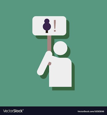 Flat icon design collection silhouette of protest vector image