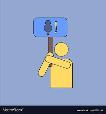 Flat icon design collection silhouette of protest vector image