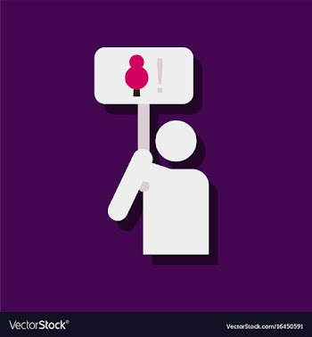 Flat icon design collection silhouette of protest vector image