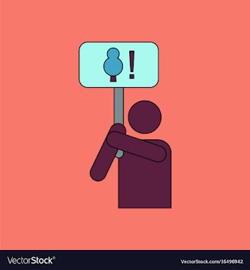 Flat icon design collection silhouette of protest vector image