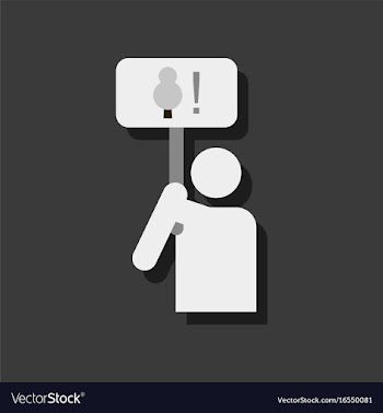 Flat icon design collection silhouette of protest vector image