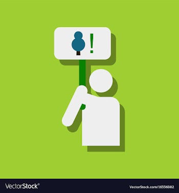 Flat icon design collection silhouette of protest vector image
