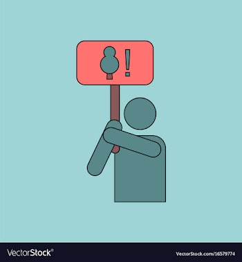 Flat icon design collection silhouette of protest vector image