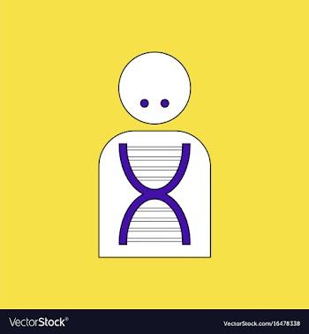 Flat icon design collection silhouette with dna vector image