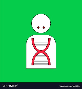 Flat icon design collection silhouette with dna vector image